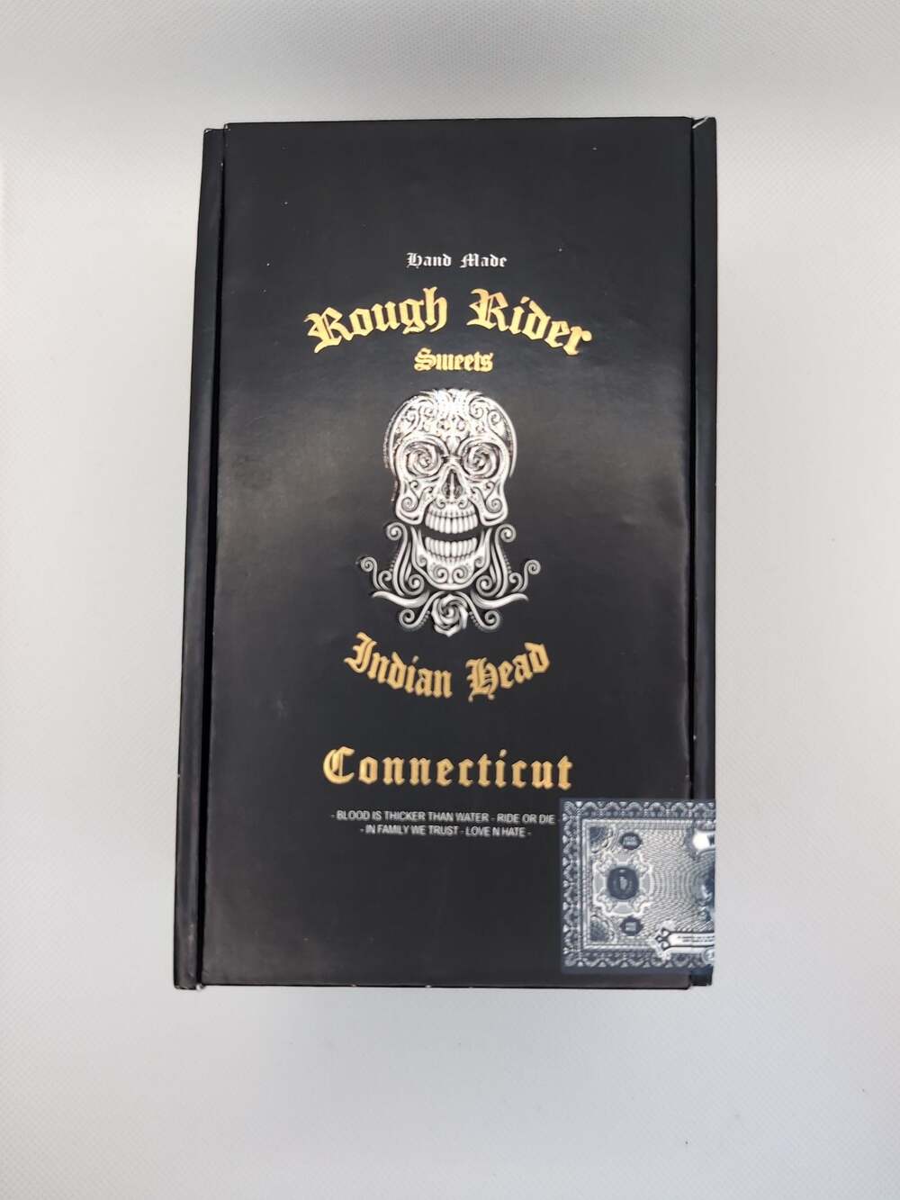 Indian Head Rough Rider Sweets Connecticut Lonsdale Cigar Box